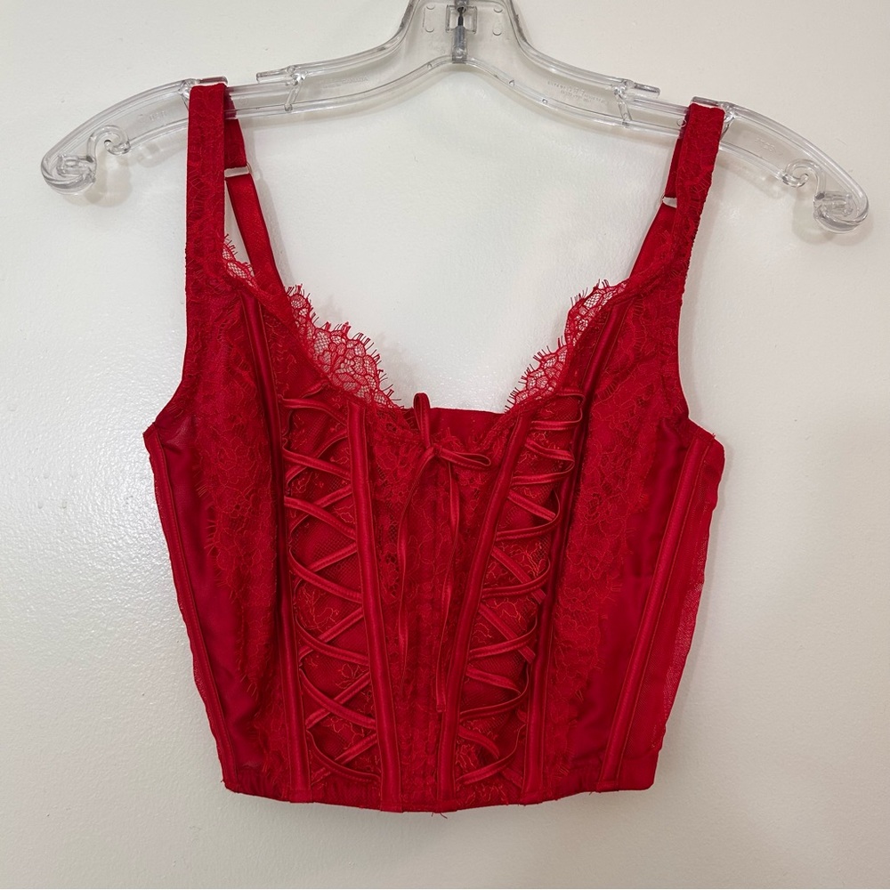 Victoria's Secret Dream Angels Red Corset
